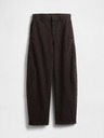 GAP Damen-Hose Mid Rise Twill Barrel GAP