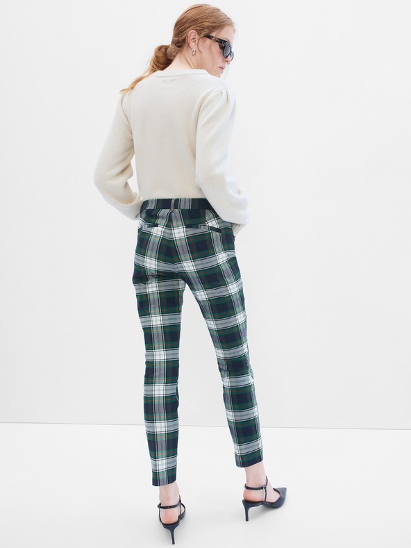 GAP Karierte Hose skinny bi-stretch GAP