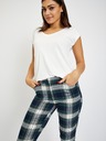 GAP Karierte Hose skinny bi-stretch GAP