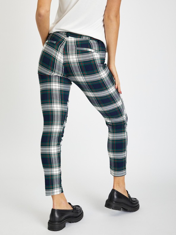 GAP Karierte Hose skinny bi-stretch GAP