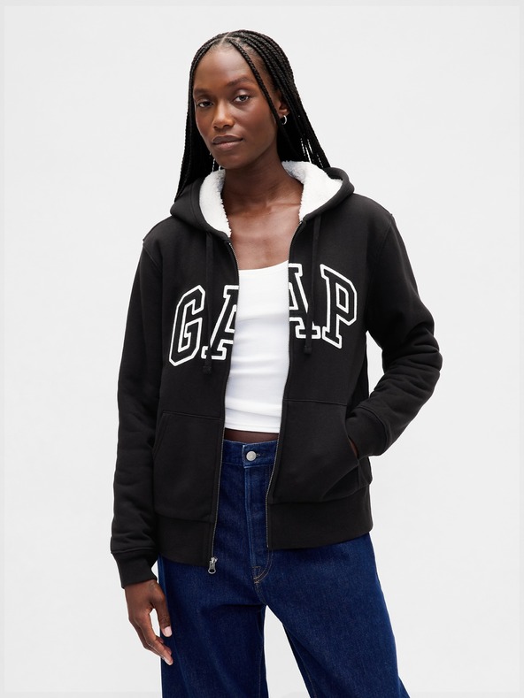 GAP Gefüttertes Sweatshirt Logo Sherpa GAP