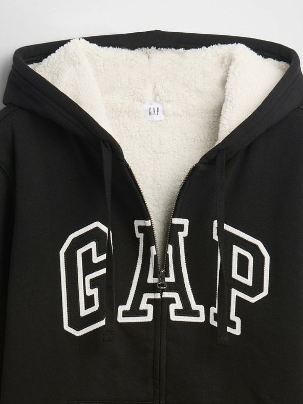 GAP Gefüttertes Sweatshirt Logo Sherpa GAP