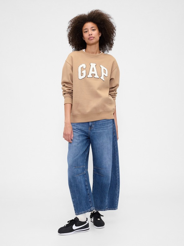 GAP Damen Oversize-Sweatshirt mit Logo GAP