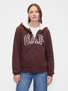GAP Damen-Sweatjacke Logo Sherpa gefüttert GAP