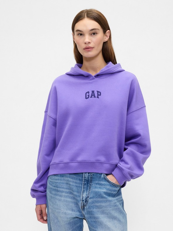 GAP Damen Crop Sweatshirt mit Logo GAP