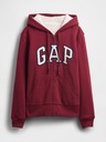 GAP Damen-Sweatjacke Logo Sherpa gefüttert GAP