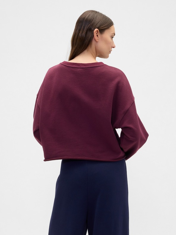 GAP Damen-Oversize-Crop-Sweatshirt Heavyweight GAP