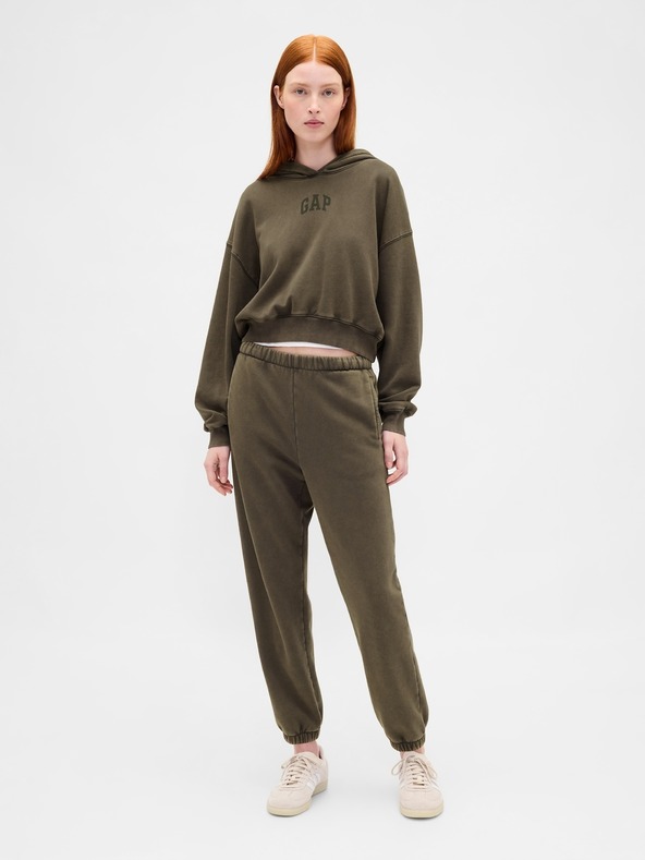 GAP Damen Sweatshirt mit Logo Cropped GAP