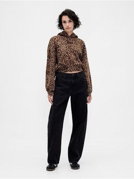 GAP Damen Sweatshirt mit Logo Cropped GAP