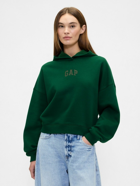 GAP Damen Crop Sweatshirt mit Logo GAP