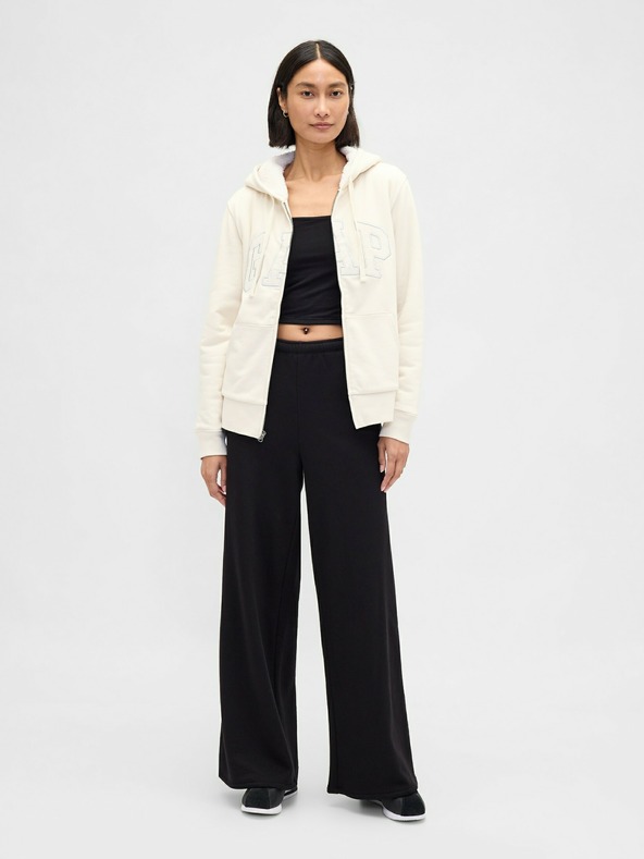 GAP Damen-Sweatjacke Logo Sherpa gefüttert GAP