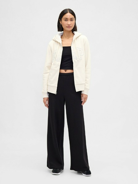 GAP Damen-Sweatjacke Logo Sherpa gefüttert GAP