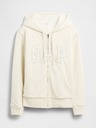 GAP Damen-Sweatjacke Logo Sherpa gefüttert GAP