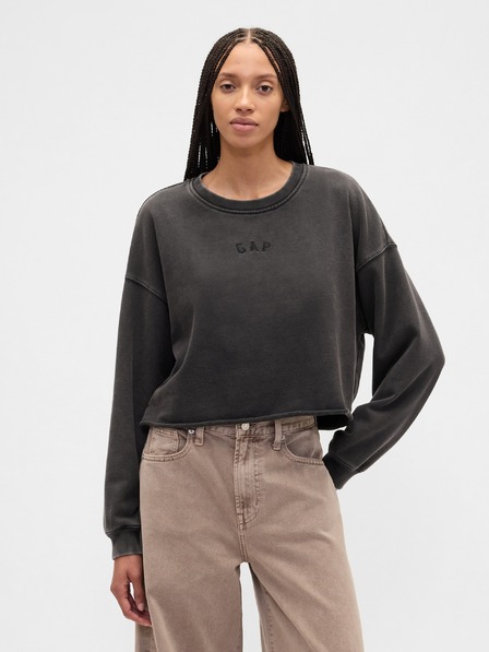 GAP Damen-Oversize-Crop-Sweatshirt Heavyweight GAP