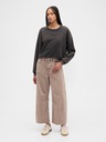 GAP Damen-Oversize-Crop-Sweatshirt Heavyweight GAP