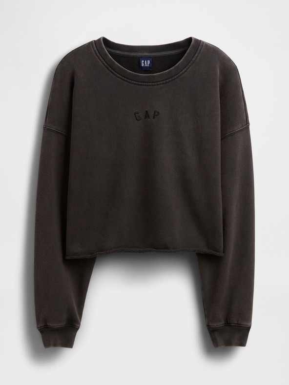GAP Damen-Oversize-Crop-Sweatshirt Heavyweight GAP
