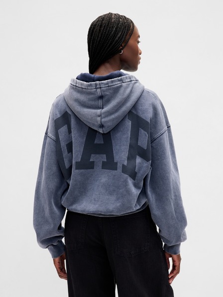 GAP Damen Sweatshirt mit Logo Cropped GAP