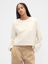 GAP Damen-Oversize-Crop-Sweatshirt Heavyweight GAP