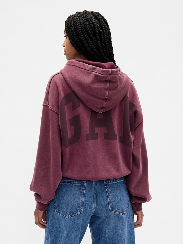 GAP Damen Sweatshirt mit Logo Cropped GAP