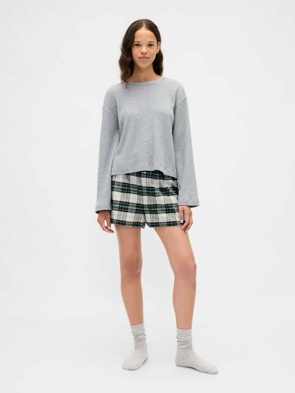 GAP Damen-Flanell-Pyjama-Shorts GAP