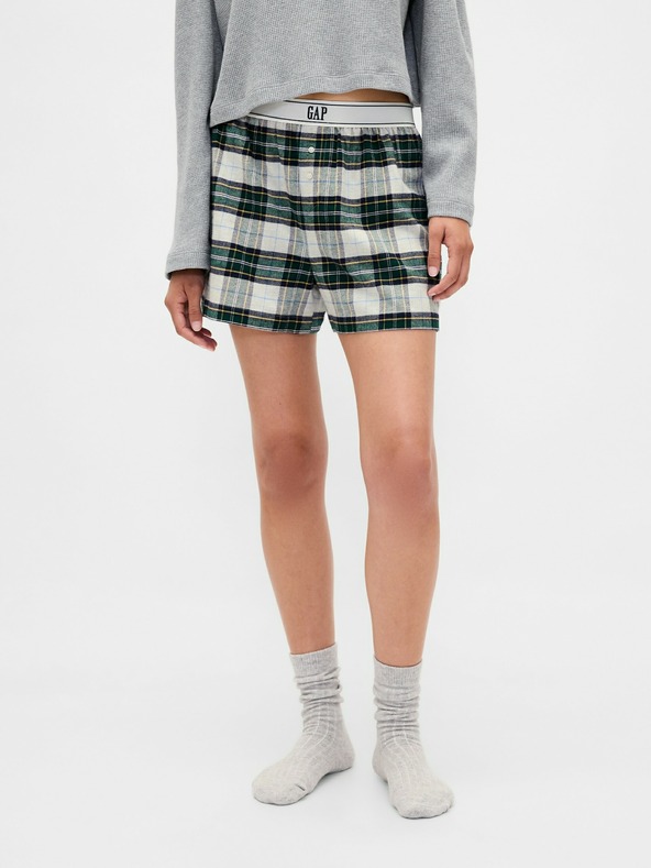 GAP Damen-Flanell-Pyjama-Shorts GAP