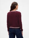 GAP Damen-Crop-Cardigan mit Logo GAP