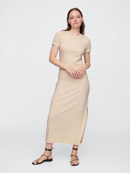 GAP Damen-Maxikleid aus Rippstrick GAP