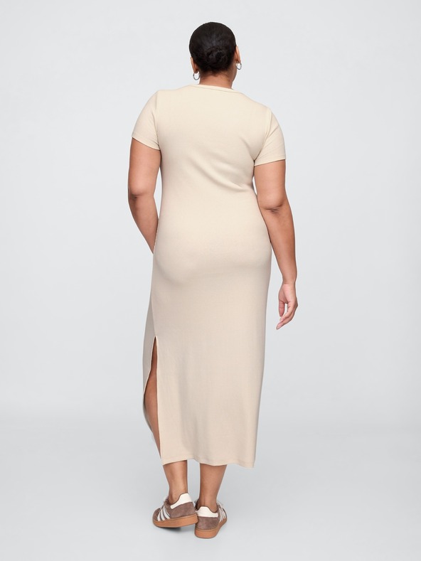 GAP Damen-Maxikleid aus Rippstrick GAP
