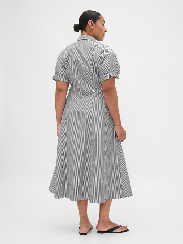 GAP Damen Hemd-Popeline-Midikleid GAP