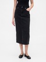 GAP Damen-Jeans-Bleistiftrock in Midi-Länge GAP