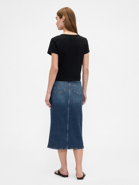 GAP Damen-Jeans-Bleistiftrock in Midi-Länge GAP