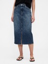 GAP Damen-Jeans-Bleistiftrock in Midi-Länge GAP