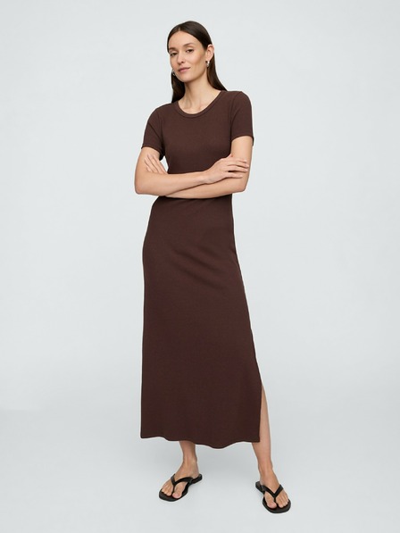 GAP Damen-Maxikleid aus Rippstrick GAP