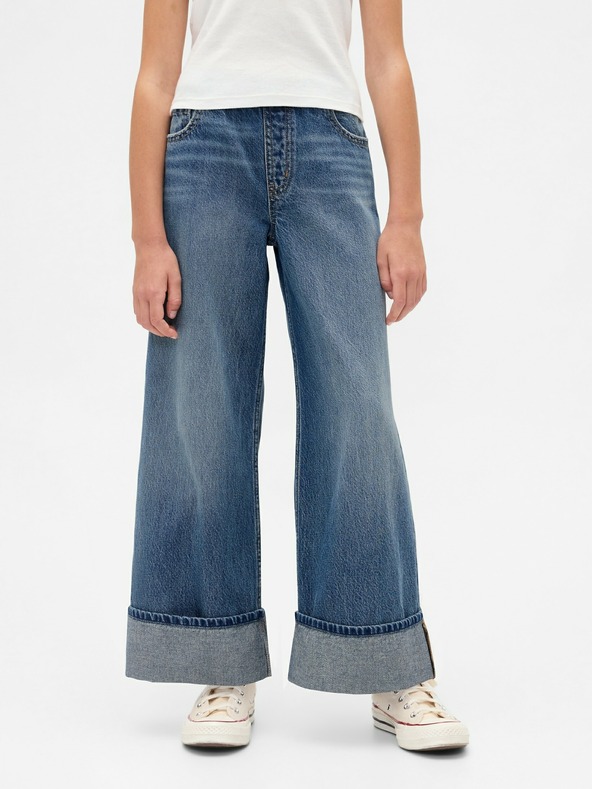 GAP Mädchen-Wide-Leg-Baggy-Jeans GAP