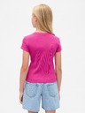 GAP Mädchen-Ripp-T-Shirt mit Logo GAP