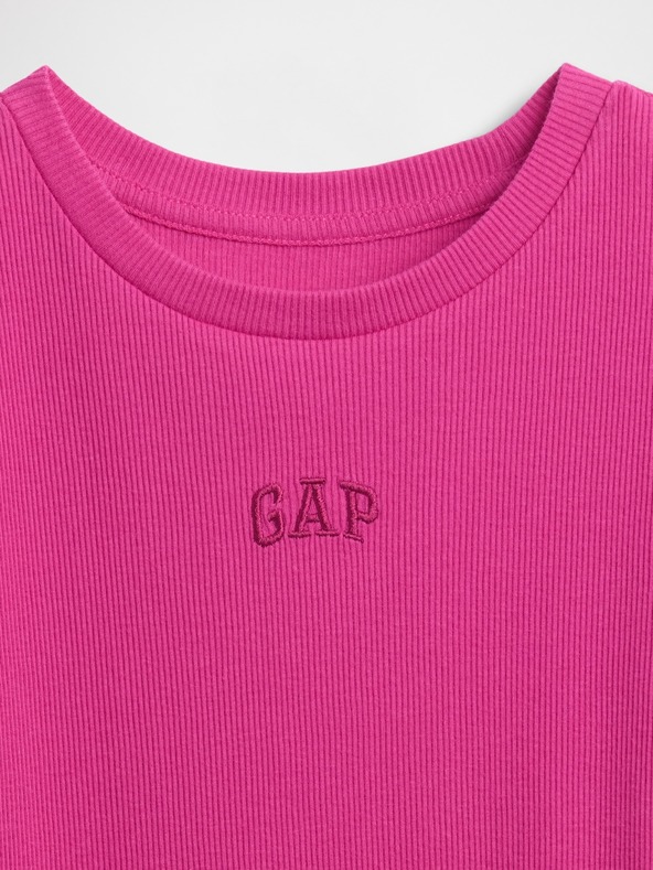 GAP Mädchen-Ripp-T-Shirt mit Logo GAP