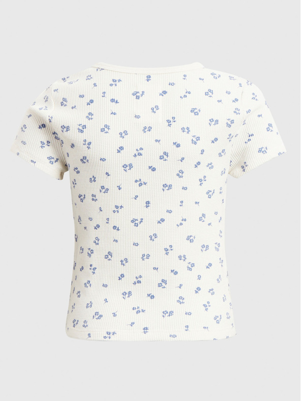 GAP Mädchen-T-Shirt mit Waffelmuster GAP