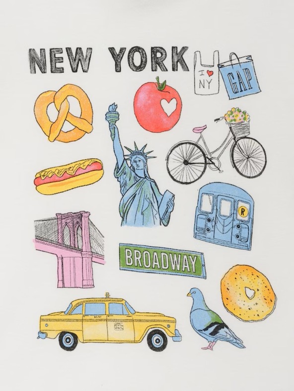 GAP Kinder T-Shirt mit Aufdruck GAP