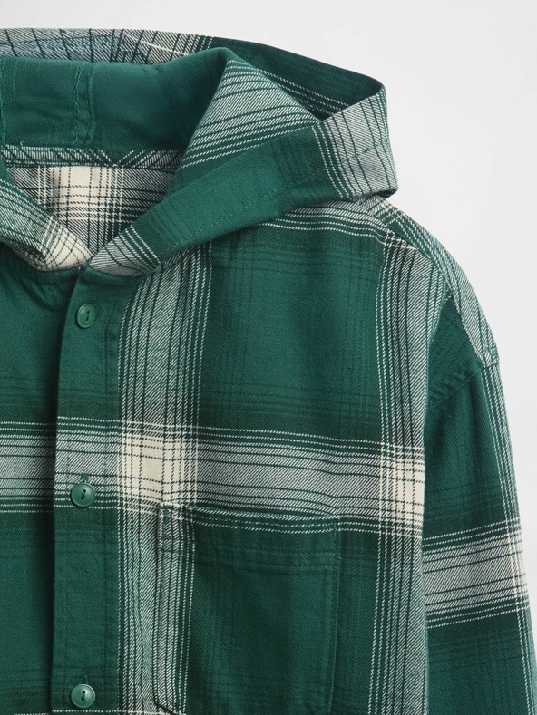 GAP Kinder Flanellhemd mit Kapuze GAP