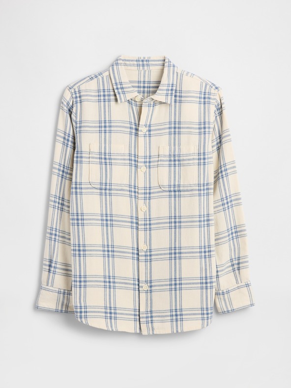 GAP Kariertes Flanellhemd für Teenager GAP