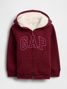 GAP Baby Sherpa-Sweatshirt Logo gefüttert GAP