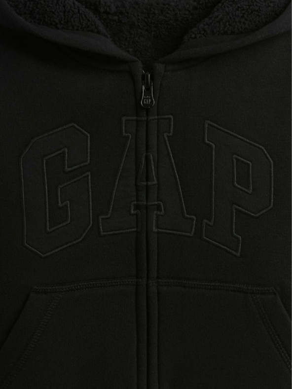 GAP Baby Sherpa-Sweatshirt Logo gefüttert GAP
