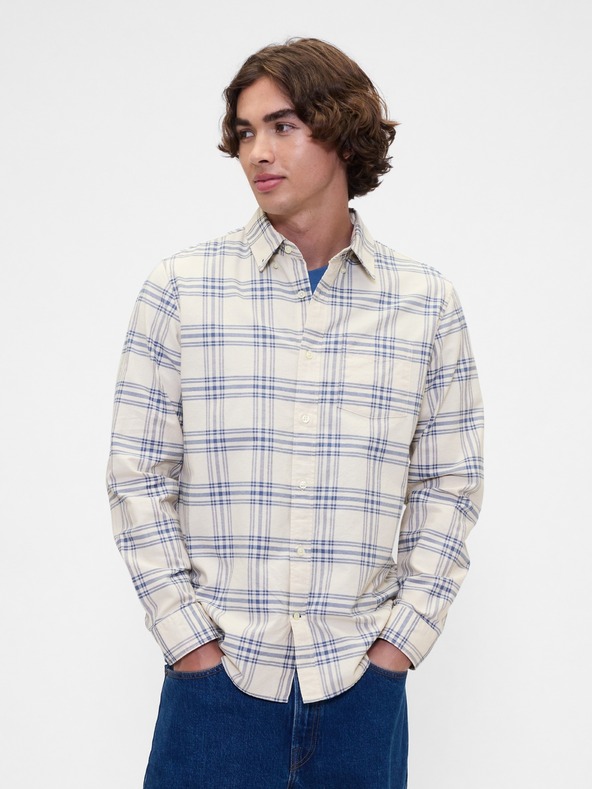 GAP Herren-Overshirt Standard Oxford GAP