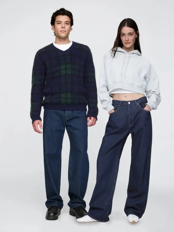 GAP Herren Unisex-Baggy-Jeans Americana GAP