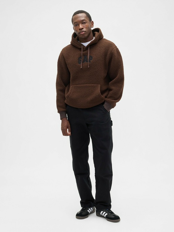 GAP Sherpa-Sweatshirt mit Logo GAP
