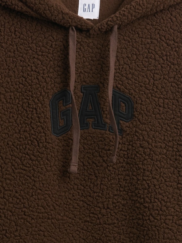 GAP Sherpa-Sweatshirt mit Logo GAP
