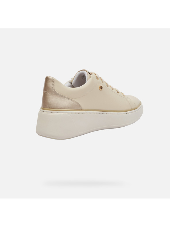 Geox Cremeweiß Geox Sunnetty Damensneaker