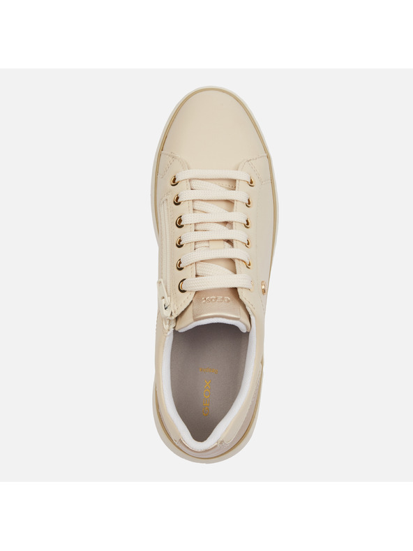 Geox Cremeweiß Geox Sunnetty Damensneaker