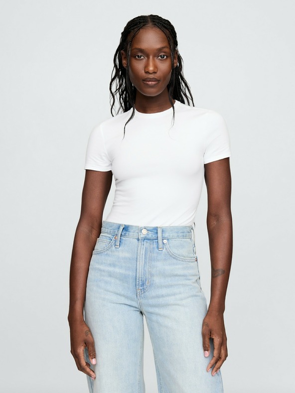 GAP Damen-Body mit kurzen Ärmeln GAP