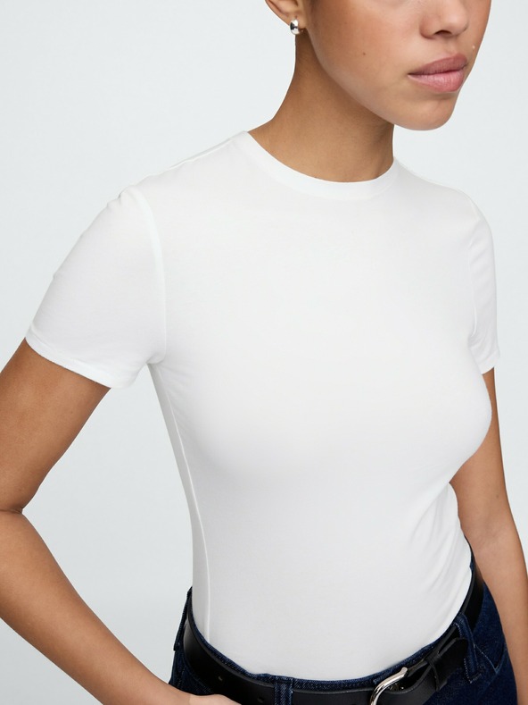 GAP Damen-Body mit kurzen Ärmeln GAP